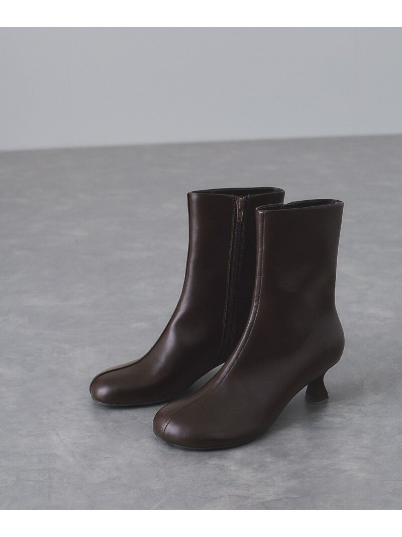 ラウンドブーツ ADAM ET ROPE' FEMME アダムエロペ シューズ・靴 ブーツ ブラック【送料無料】[Rakuten Fashion]