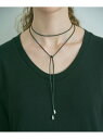 【EMOELLE】drop end choker ADAM ET ROPE' FEMME アダムエロペ アクセサリー・腕時計 チョーカー シルバー【先行予約】*...