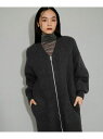 【SALE/60%OFF】【WEB限定】柄ニットジップカーディガンミニワンピース ADAM ET ROPE' FEMME アダムエロペ トップス カーディガン ...