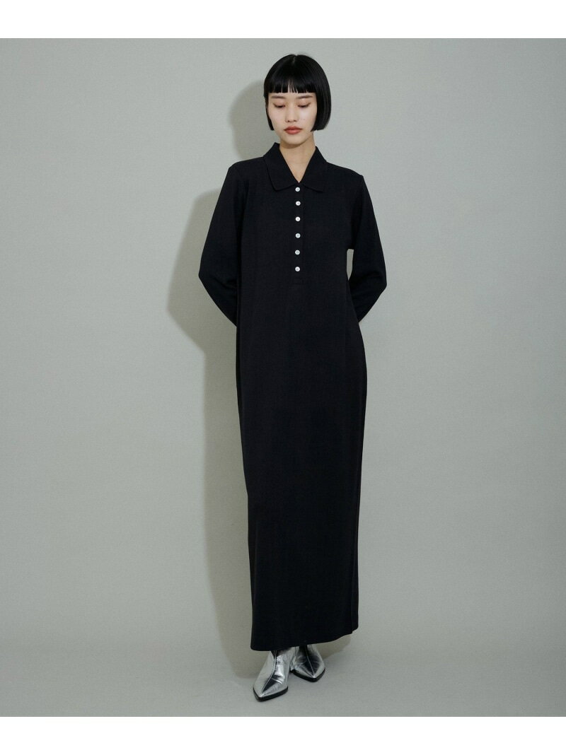 【WEB限定】ポロシャツワンピース ADAM ET ROPE' FEMME アダムエロペ ワンピース・ドレス ワンピース ブラック レッド グレー ブラウン【送料無料】[Rakuten Fashion]のサムネイル