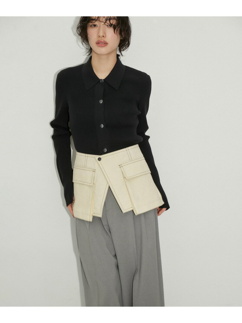 【SALE／30%OFF】ポケットラップベルト ADAM ET ROPE' FEMME アダムエロペ ファッション雑貨 ベルト ホワイト ベージュ【RBA_E】【送料無料】[Rakuten Fashion]