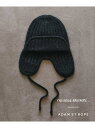 【THE INOUE BROTHERS...together with ADAM ET ROPE'】EARMUFF RIB HAT / UNISEX ADAM ...