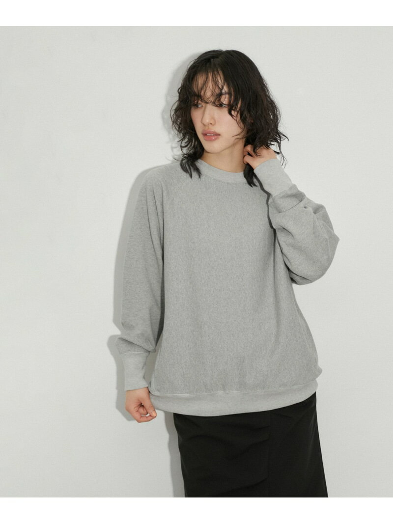 【BATONER】MEN JUMBERCA CREW NECK ADAM ET ROPE' FEMME アダムエロペ トップス スウェット・トレーナー グレー ホワイト【送料無料】[Rakuten Fashion]