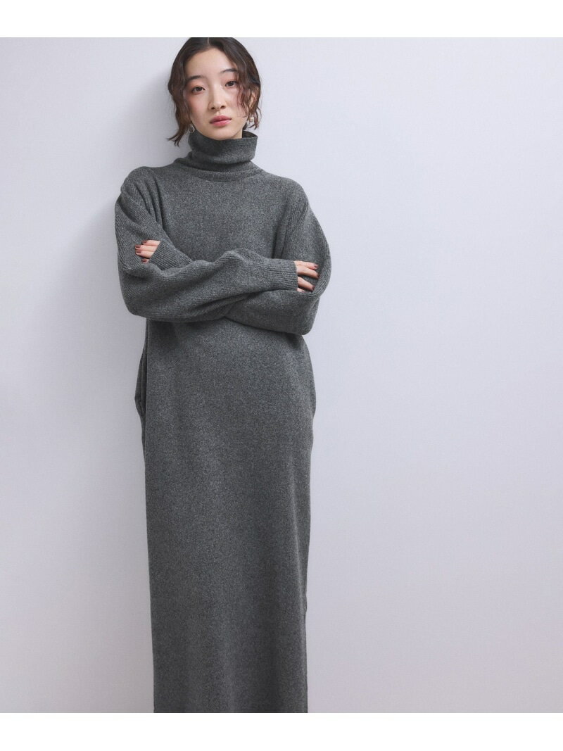 【WEB限定】2WAYニットポロワンピース ADAM ET ROPE' FEMME アダムエロペ ワンピース・ドレス ワンピー..