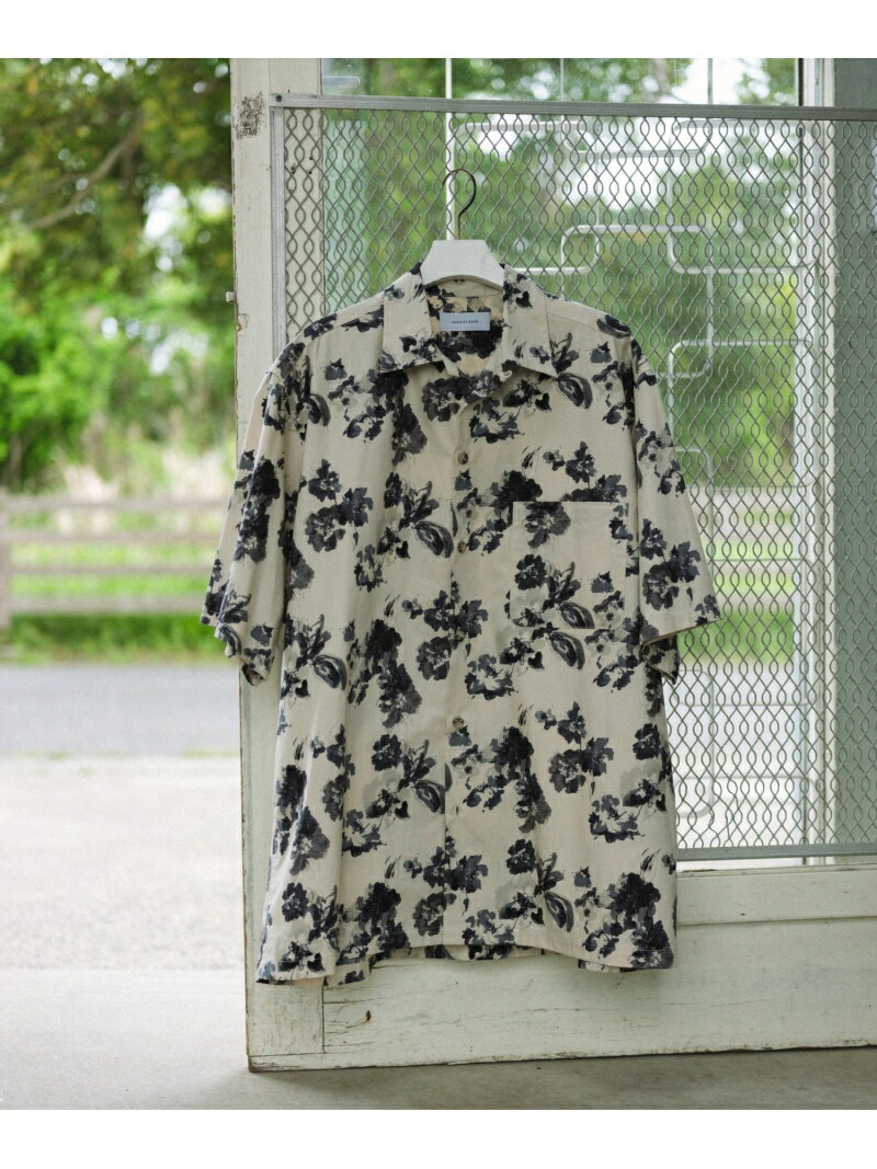 アソート プリント オーバーサイズ オープンカラー シャツ / セットアップ対応 ADAM ET ROPE' HOMME アダムエロペ トップス シャツ・ブラウス ホワイト ブラウン ベージュ グリーン ネイビー レッド オレンジ イエロー【送料無料】[Rakuten Fashion]のサムネイル