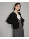 【SALE／30%OFF】【WEB限定・新色追加】ラメニットカーディガン ADAM ET ROPE' FEMME アダムエロペ トップス カーディガン ブラック ホ..