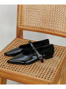 【SALE/30%OFF】ポインテッドメリージェーンパンプス ADAM ET ROPE' FEMME アダムエロペ シューズ・靴 その他のシューズ・靴 ブラック...