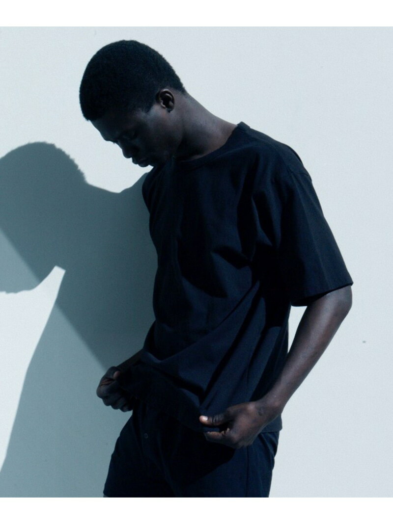 【Hanes for BIOTOP】 WASHED COTTON CREW NECK T-SHIRT