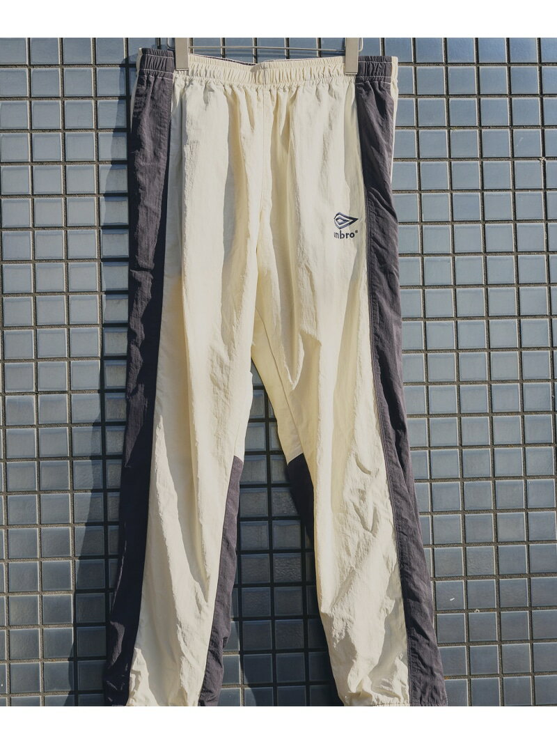 《別注》【UMBRO/アンブロ】TRACK PANTS ADAM ET ROPE HOMME アダムエロペ パンツ その他のパンツ ホワイト ネイビー【送料無料】[Rakuten Fashion]