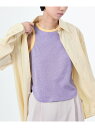 【SALE/30%OFF】LAME RIB TANK TOP M TO R アダムエロペ トップス ノースリーブ・タンクトップ パープル ブラック ホワイト【R...
