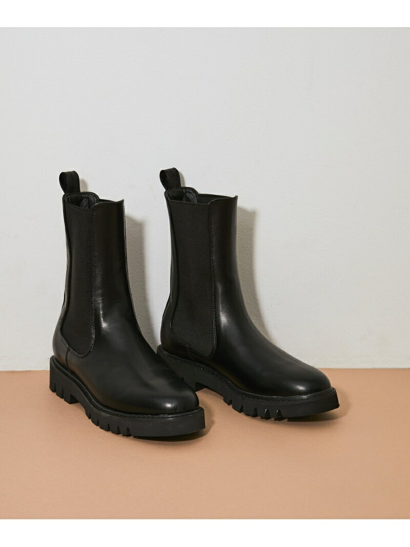 【SALE／30%OFF】【WEB限定】サイドゴアブーツ ADAM ET ROPE' FEMME アダムエロペ シューズ・靴 ブーツ ブラック【RBA_E】【送料無料】[Rakuten Fashion]のサムネイル