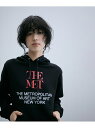 楽天ADAM ET ROPE’【SALE／40％OFF】THE MET x ADAM LOGO SWEAT ADAM ET ROPE' FEMME アダムエロペ トップス パーカー・フーディー ブラック グレー グリーン【RBA_E】【送料無料】[Rakuten Fashion]