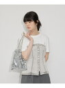 【SALE/60%OFF】【環境配慮・セットアップ対応】デニムビスチェ ADAM ET ROPE' FEMME アダムエロペ トップス その他のトップス ブルー...