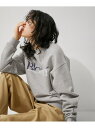 【SALE／30%OFF】【FRUIT OF THE LOOM for ADAM ET ROPE'】別注 Logo Sweatshirt ADAM ET ROPE' FEMME アダムエロペ トップス スウェット・トレーナー グレー ネイビー パープル ホワイト【RBA_E】【送料無料】[Rakuten Fashion]