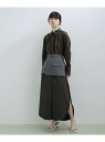 【SALE／70%OFF】＜SETアイテム＞【サステナブル】ウエストマークシャツワンピース ADAM ET ROPE' FEMME アダムエロペ ワンピース・ドレス シャツワンピース グレー ホワイト ブルー【RBA_E】【送料無料】[Rakuten Fashion]