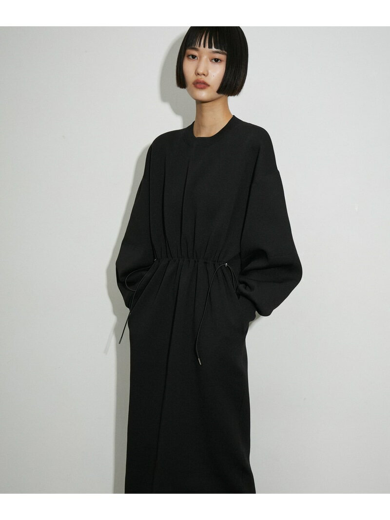 【サステナブル】フォルムニットワンピース ADAM ET ROPE' FEMME アダムエロペ ワンピース・ドレス ワンピース ブラック ホワイト ブラウン パープル レッド【送料無料】[Rakuten Fashion]のサムネイル