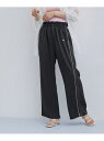 【SALE／30%OFF】【サステナブル】サイドラインイージーパンツ ADAM ET ROPE' FEMME アダムエロペ パンツ その他のパンツ ブラック グレー【RBA_E】【送料無料】[Rakuten Fashion]