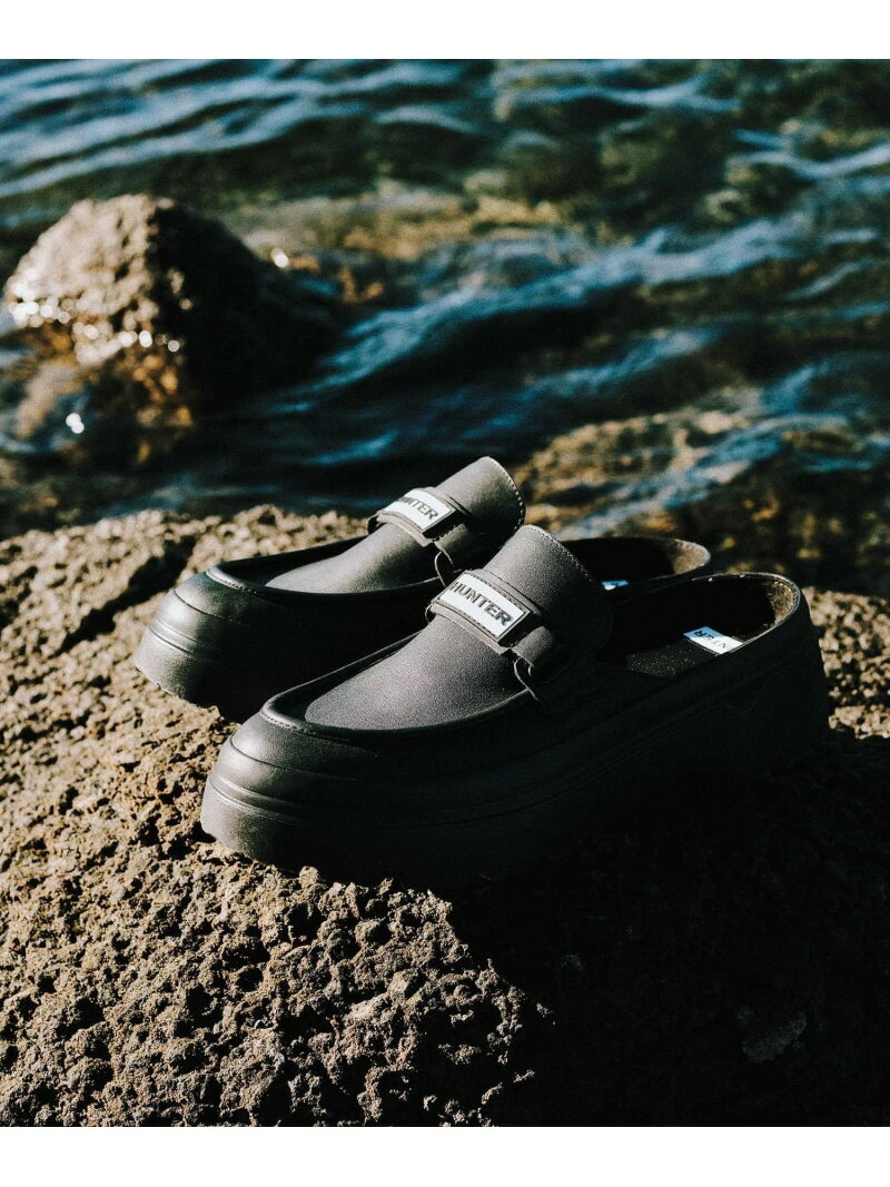 【HUNTER for ADAM ET ROPE'】別注 LOAFER MULE ADAM ET ROPE' FEMME アダムエロペ シューズ・靴 ローファー ブラック【送料無料】[Rakuten Fashion]のサムネイル