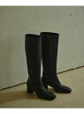 【SALE/50%OFF】【WEB限定】ストレッチロングブーツ ADAM ET ROPE' FEMME アダムエロペ シューズ・靴 ブーツ ホワイト ブラック【...
