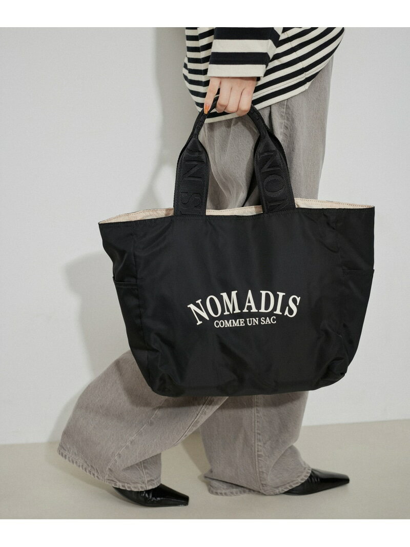【NOMADIS for ADAM ET ROPE'】別注 SAC2 W ADAM ET ROPE' FEMME アダムエロペ バッグ ハンドバッグ ブラック グレー ベージュ【送料無料】[Rakuten Fashion]のサムネイル