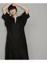 【WEB限定】・【新色追加】リネンボリュームスリーブワンピース ADAM ET ROPE' FEMME アダムエロペ ワンピース・ドレス ワンピース ベージュ ...