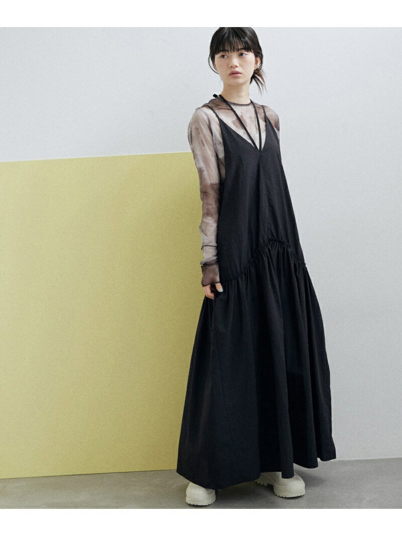 【WEB限定】フレアキャミワンピース ADAM ET ROPE' FEMME アダムエロペ ワンピース・ドレス その他のワンピース・ドレス ブラック ホワイト ブルー【送料無料】[Rakuten Fashion]のサムネイル