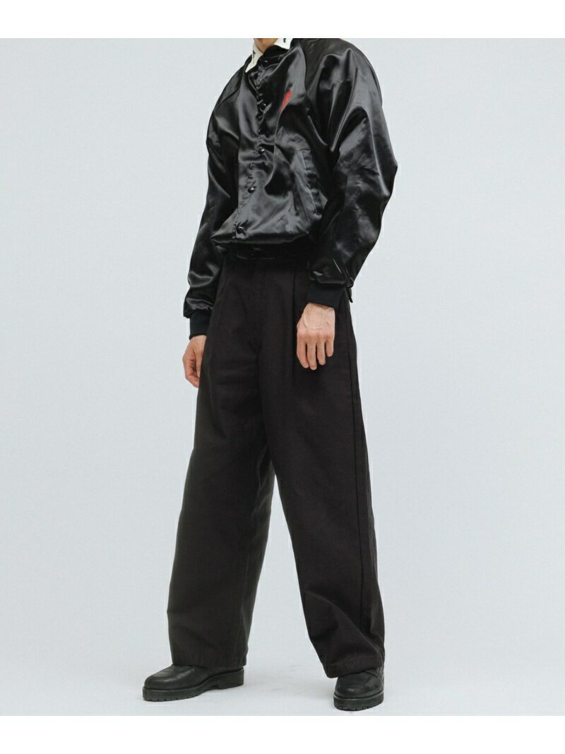 【SALE／30%OFF】[PANTS]MILITARY DRAWSTRING PANTS M TO R アダムエロペ パンツ その他のパンツ ブラック カーキ【RBA_E】【送料無料】[Rakuten Fashion]