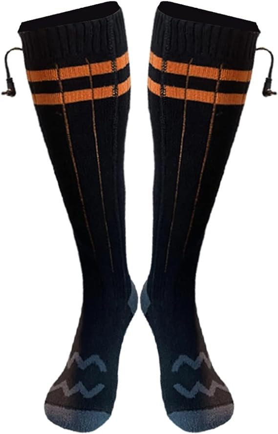加熱された冬のブーツソックス快適な暖かい靴下バッテリー駆動の電気暖房ソックス男性と女性のための釣..