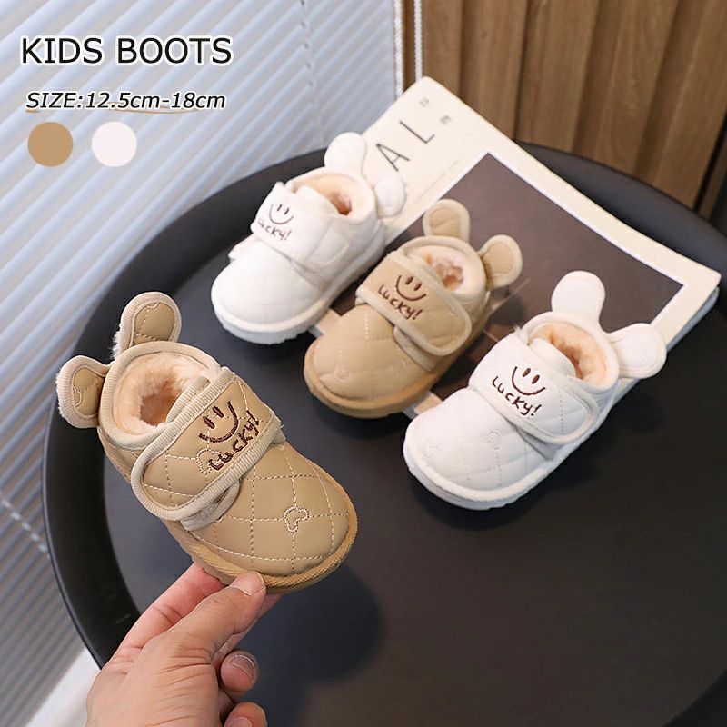 暖かい ベビー 赤ちゃん 男の子 女の子 滑り止め 秋冬靴 ベビー靴 子供靴 裏起毛 ベビーシューズ ショートブーツ スノーブーツ