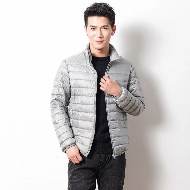 軽量 冬服 秋服 冬 秋 防寒 アウター ブルゾン 防寒 ダウンコート ジャケット リアルダウン フード付き メンズ ダウンジャケット