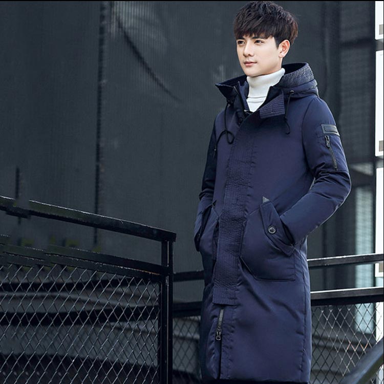 ハイネック 冬アウター 撥水 防風 通学 フード付き ダウン70％ フェザー ロングコート ダウンコート 防寒 厚手 ダウンジャケット