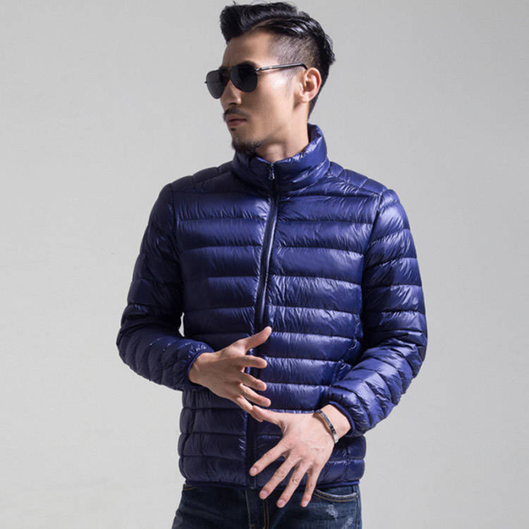 アウター 立ち襟 ダウンコート ショート丈 ライト 軽い ライトダウンジャケット メンズ ダウンジャケット ライトダウン ダウン