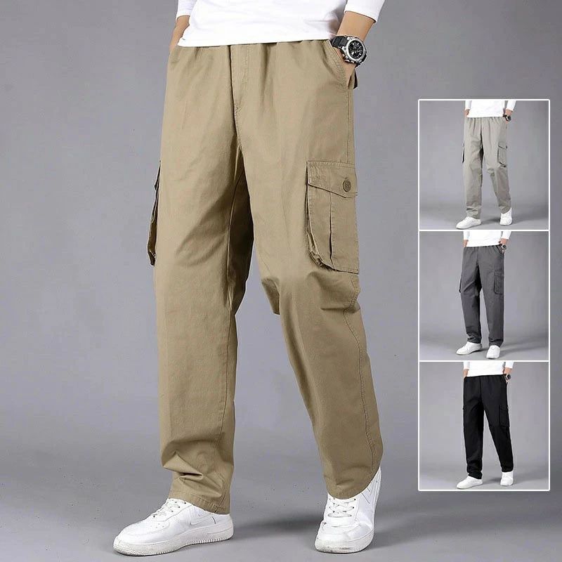 ボ オールシーズン サルエルパンツ 大きいサイズ ウエストゴム スラックス 無地 日常 ゆったり ズボン ..