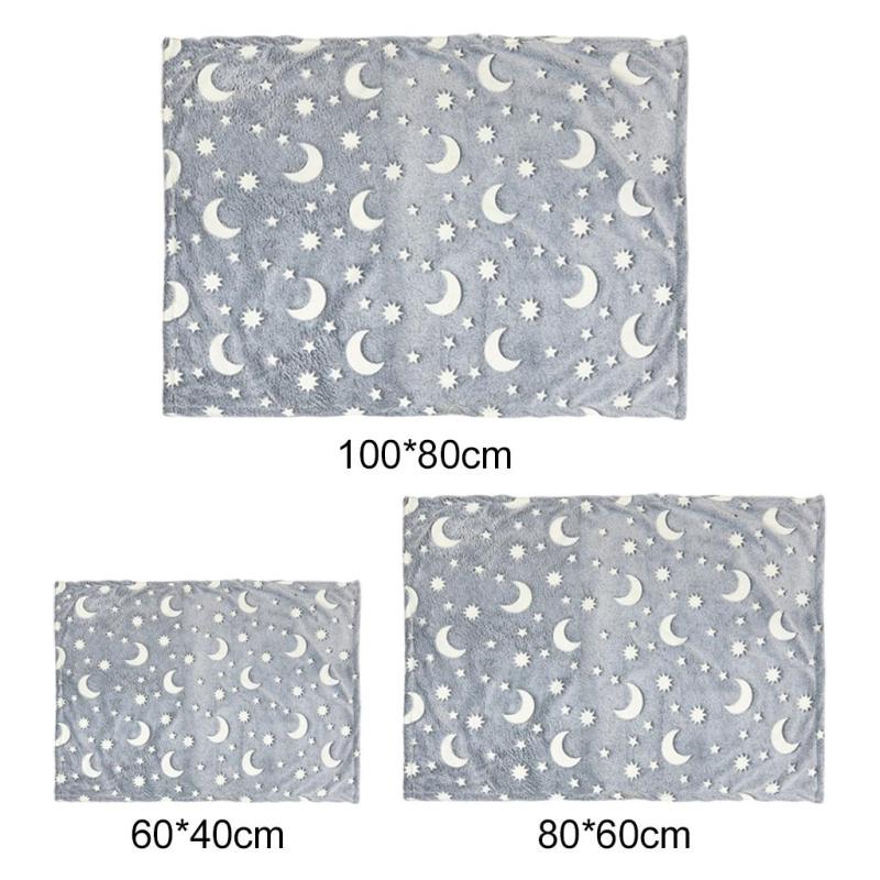 暖かいペットの明るい毛布.猫の犬のベッド.暗闇で光る.洗える.灰色の.子猫の子猫の冬のソファベッド用..