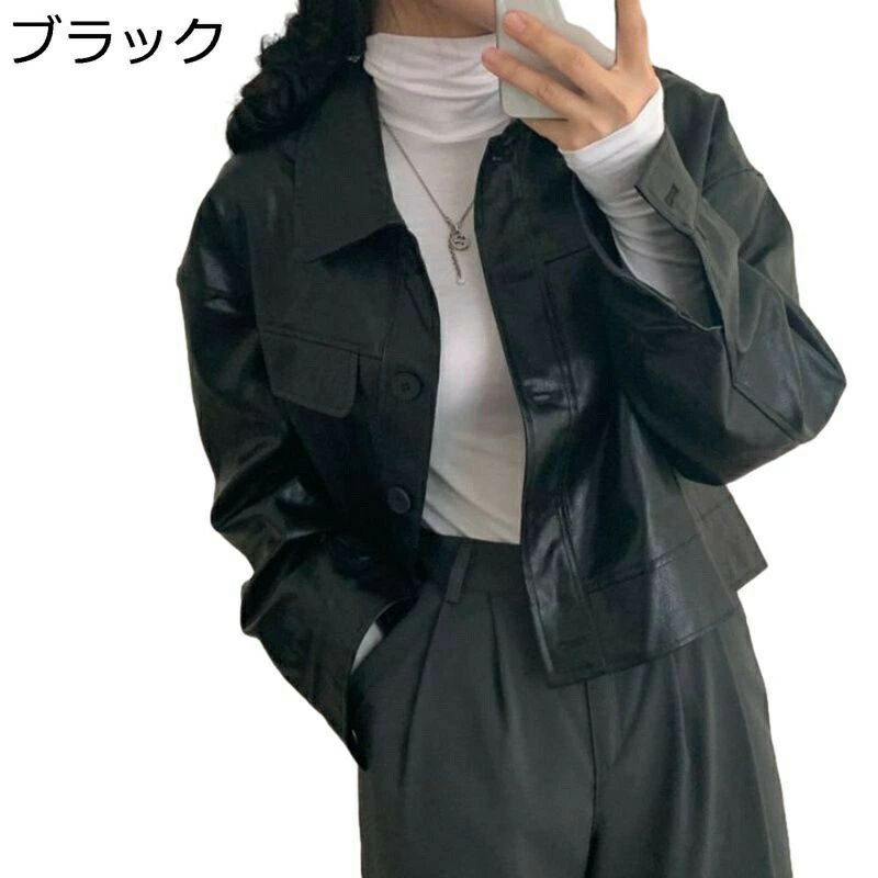 ラカジュアルラベルシングルブレスト...