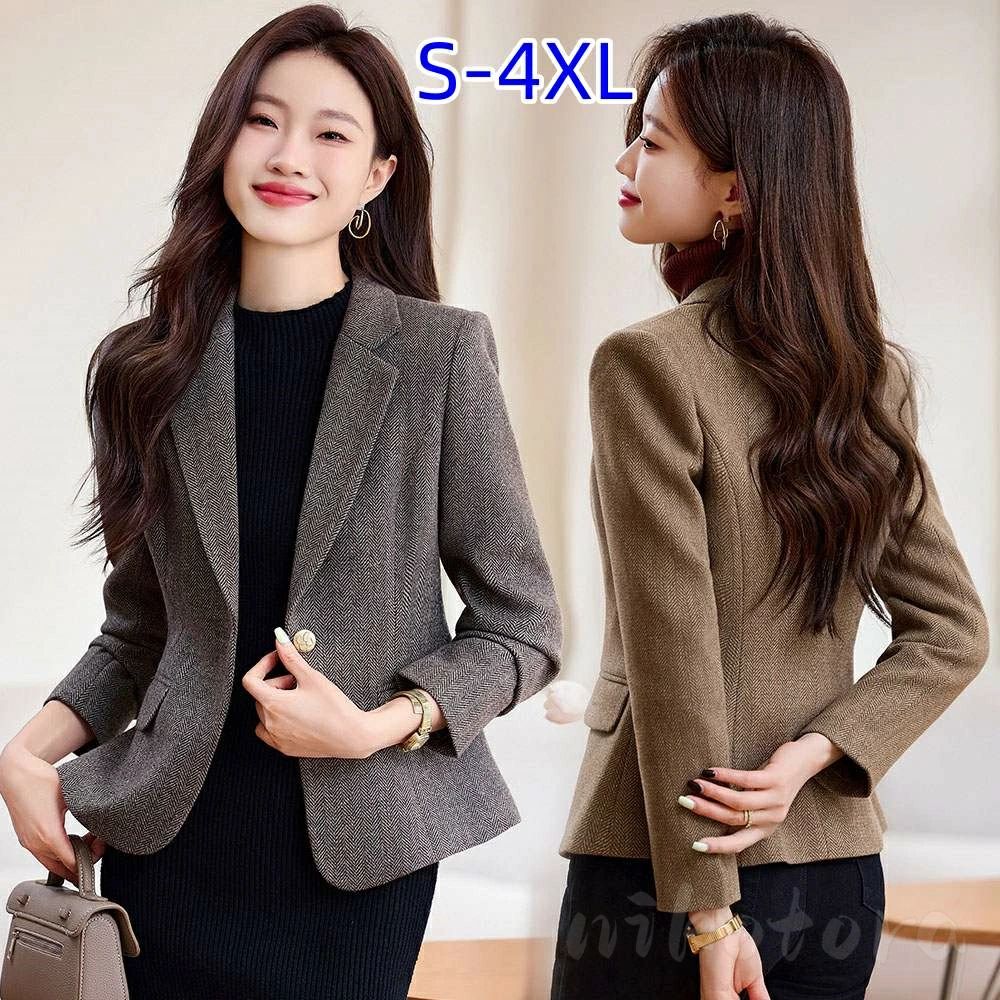 大き 冬コート 秋 トップス シンプル 無地 チェスターコート ブレザー テーラードジャケット 長袖 レデ..