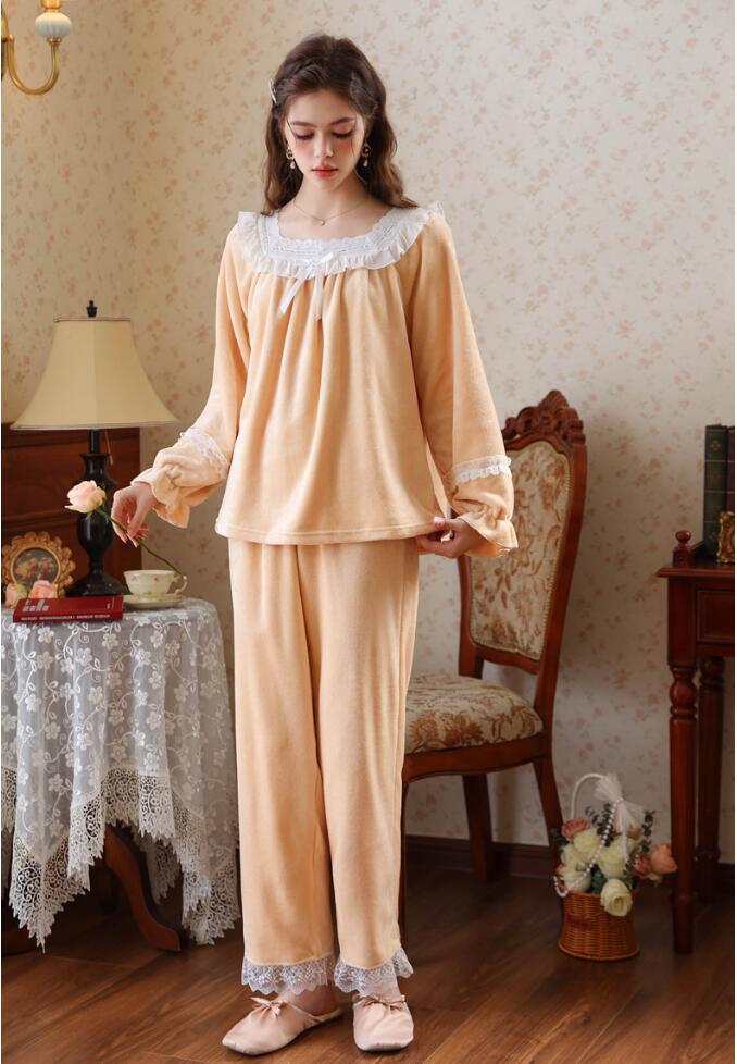 セット 誕生日 モコモコ あったか 冬用 冬 レディース ルームウェア パジャマ 部屋着 ペア モコモコパジャマ 冬 ペアパジャマ