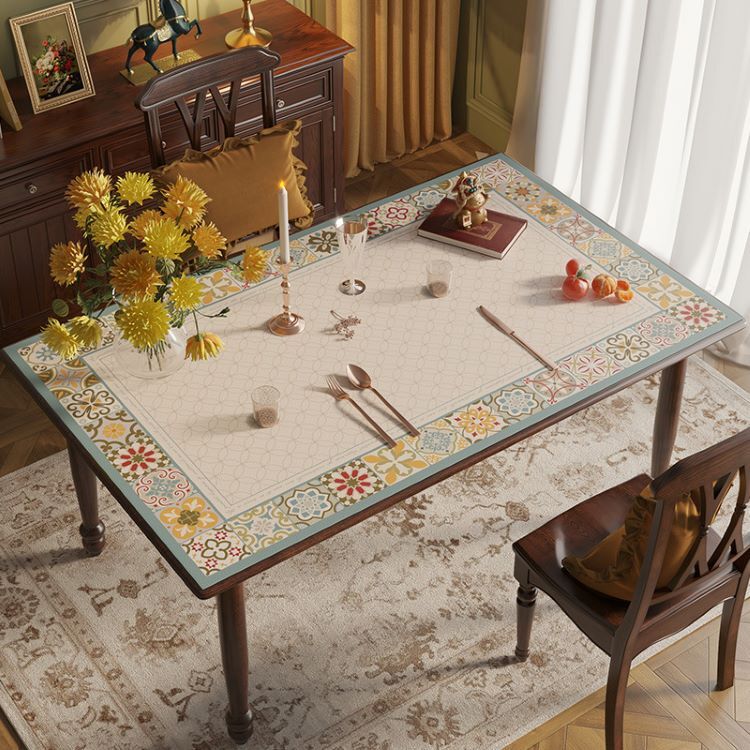 テーブル 防水 傷防止 汚れ防止 耐熱 撥油 デスクマット 食卓 滑り止め テーブルマット TPU生地 テーブルクロス おしゃれ 撥水