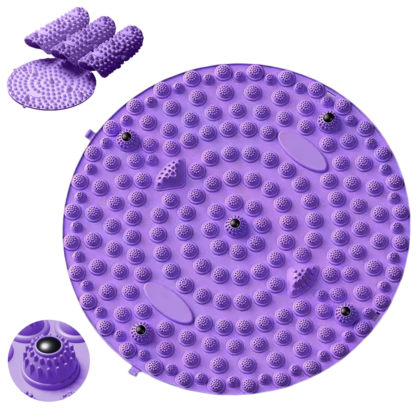 T 家庭用 人間工学 ダイエット 足踏み 足ツボ押し グッズ 足ツボ マット フットマッサージャー 足裏マ..