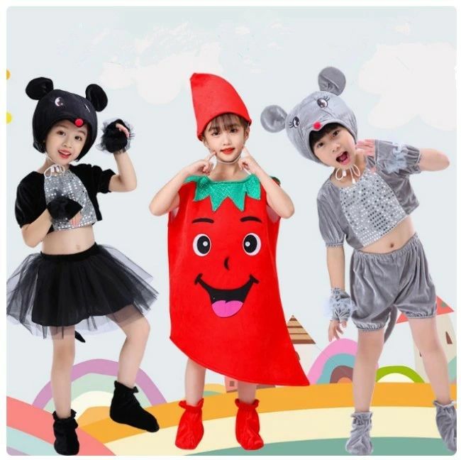 ハロウィン 幼稚園の仮装服 小動物のダンス服子供の 可愛い しいネズミのパフォーマンス服 ハロウィン