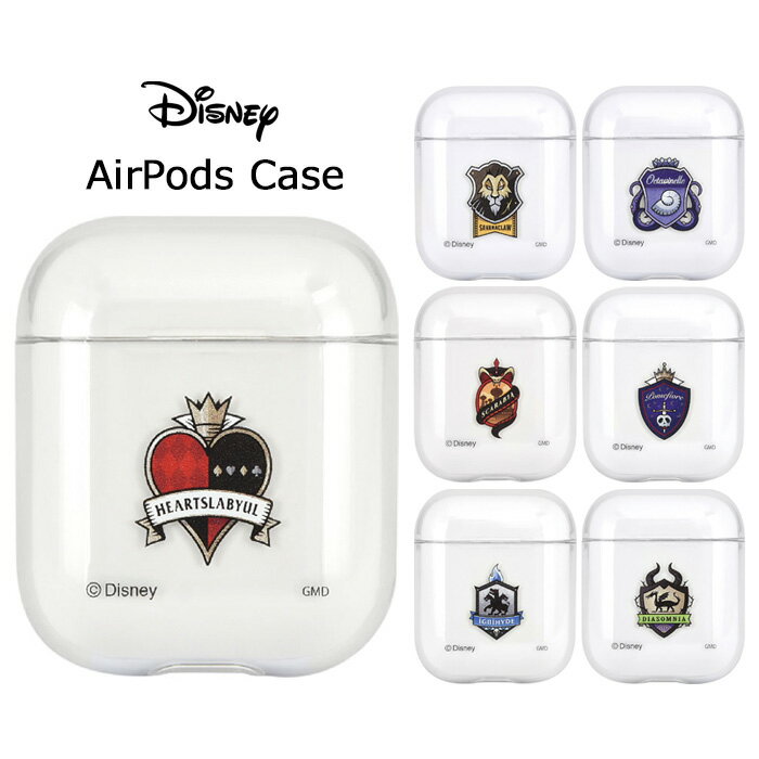 AirPods ディズニー ツイステッドワンダーランド エアーポッズ クリア ケース カバー ハード クリアケース ツイステ カリム レオナ ヴィル マレウス リドル イデア エアーポッズケース カバー ワイヤレス イヤホン AirPodsケース air pods 収納ケース 保護カバー s-gd-7d032