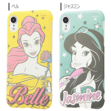 iPhoneXR ディズニー プリンセス 耐衝撃 TPU ケース カバー ハイブリッド ソフトケース ソフト 背面 キャラクター グッズ 大人 かわいい アリエル ラプンツェル ベル ジャスミン シンデレラ 白雪姫 アイフォン テンアール iphone xr スマホカバー スマホケース s-in_7b591