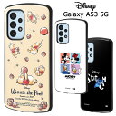 Galaxy A53 5G ディズニー 耐衝撃 ケース MiA ハイブリッド カバー ソフトケース ソフト TPU ハードケース キャラクター かわいい ミッキー ミニー ドナルド プー スティッチ ギャラクシー ギャラクシーA535G GalaxyA53 SC-53C SCG15 スマホカバー スマホケース s-in-7m310