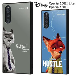 Xperia 10 III ディズニー ズートピア スクエア ハイブリッド ケース カバー ソフトケース ソフト ハードケース キャラクター ZOOTOPIA ニック ジュディ Xperia10III lite 3 SO-52B SOG04 XQ-BT44 エクスペリア テン マークスリー スマホケース スマホカバー s-in-7m989