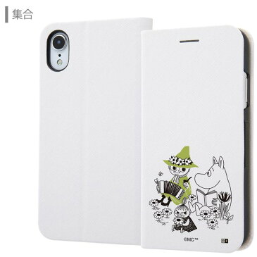 メール便 送料無料 iPhoneXR ムーミン 手帳型 ケース カバー キャラクター 手帳型ケース 手帳ケース ダイアリー フリップ カード グッズ シンプル ちびのミイ スナフキン リトルミイ アイフォン XR iphone iphonexrケース スマホカバー スマホケース テンアール s-in_7b769