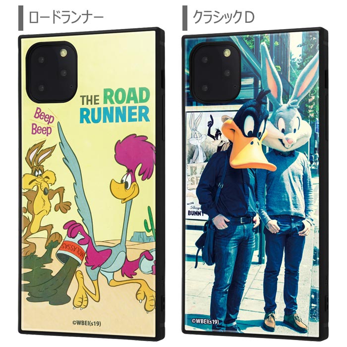 iPhone11ProMax ルーニー・テューンズ スクエア ケース ハイブリッド ソフト ソフトケース ハード キャラクター グッズ バッグスバニー トゥイーティー ロードランナ 6.5inch iphone 11 pro max アイフォン イレブン プロ マックス スマホカバー スマホケース s-in_7b957