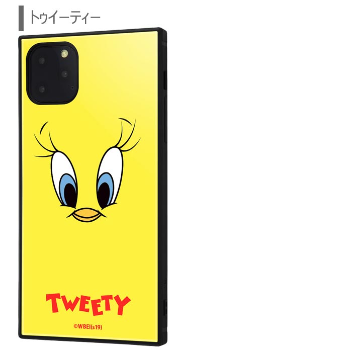 iPhone11ProMax ルーニー・テューンズ スクエア ケース ハイブリッド ソフト ソフトケース ハード キャラクター グッズ バッグスバニー トゥイーティー ロードランナ 6.5inch iphone 11 pro max アイフォン イレブン プロ マックス スマホカバー スマホケース s-in_7b957
