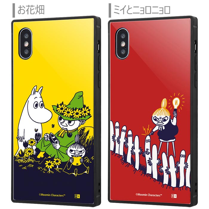 iPhoneXS iPhoneX ムーミン 耐衝撃 ハイブリッド ケース アクリル キャラクター ソフトケース ハードケース ハード カバー 背面 グッズ ちびのミイ スナフキン リトルミイ ニョロニョロ アイフォン iphone xs x テンエス スマホケース スマホカバー s-in_7c013