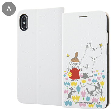 メール便 送料無料 iPhone XS MAX ムーミン 手帳型 ケース カバー 手帳型ケース キャラクター フリップ ダイアリー カード グッズ ちびのミイ スナフキン リトルミイ スティンキー アイフォン XSmax iphonexsmax 6.5 テンエスマックス スマホケース スマホカバー s-in_7c412