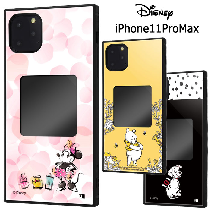 ディズニー フォトフレーム メール便 送料無料 iPhone11ProMax ディズニー フレームキット スクエア ケース カバー ハイブリッド ソフトケース ハード ハードケース グッズ ミニーマウス くまのプーさん 101匹わんちゃん iphone 11 pro max アイフォン イレブン プロ マックス スマホケース s-in-7d268